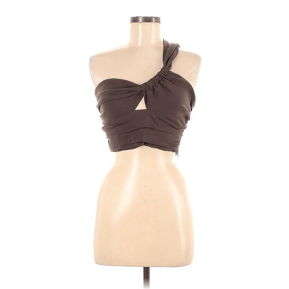 NWT tags Zara One Shoulder Crop Top